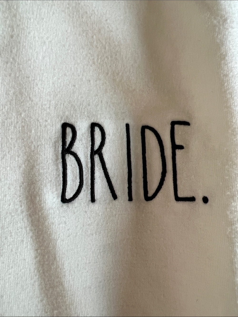 Rae Dunn White 'BRIDE.' Crewneck Sweatshirt